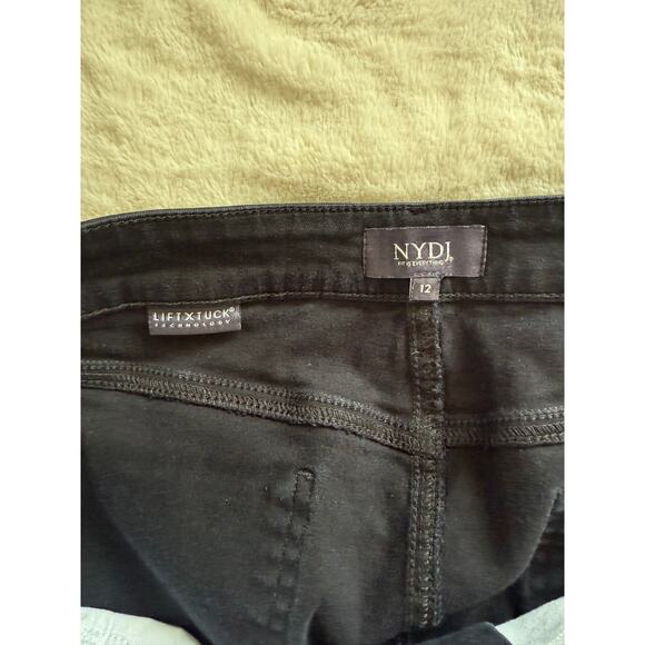 NYDJ Black Cropped Jeans Size 12 - Picture 4 of 7